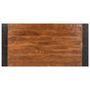 Voir la diapositive 4 : VIDAXL Table a manger 140x70x76 cm Bois de manguier brut massif