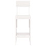 Voir la diapositive 4 : VIDAXL Tabourets de bar lot de 2 blanc 40x48,5x115,5cm bois massif pin