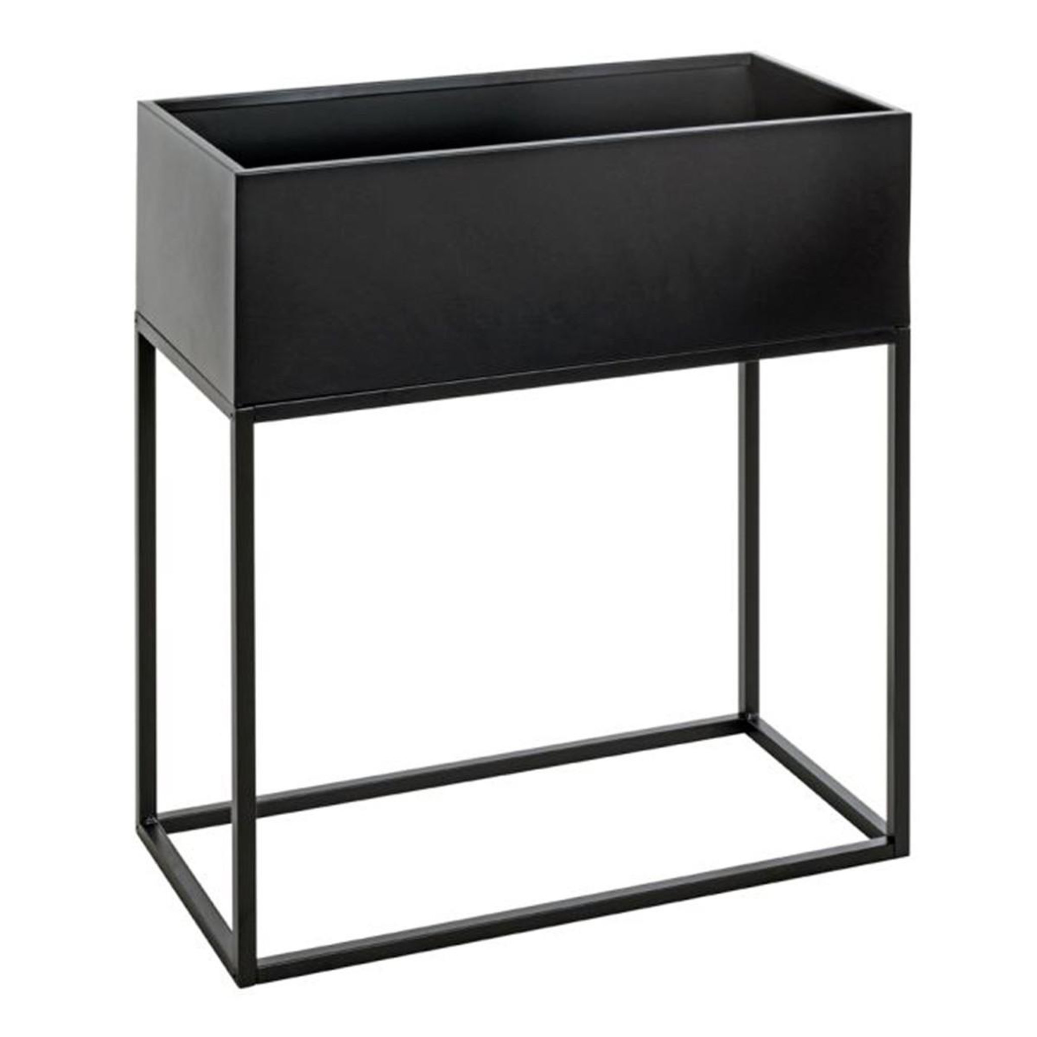 Voir la diapositive 1 : Paris Prix Porte Plantes en Métal  Variable  70cm Noir