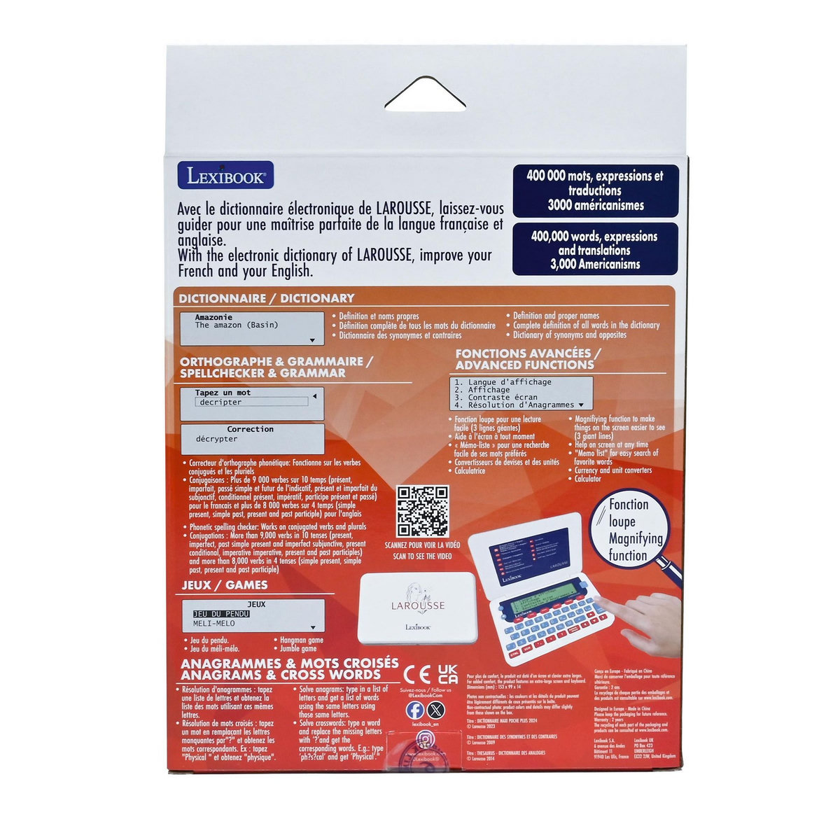 Lexibook Dictionnaire électronique de poche français Larousse