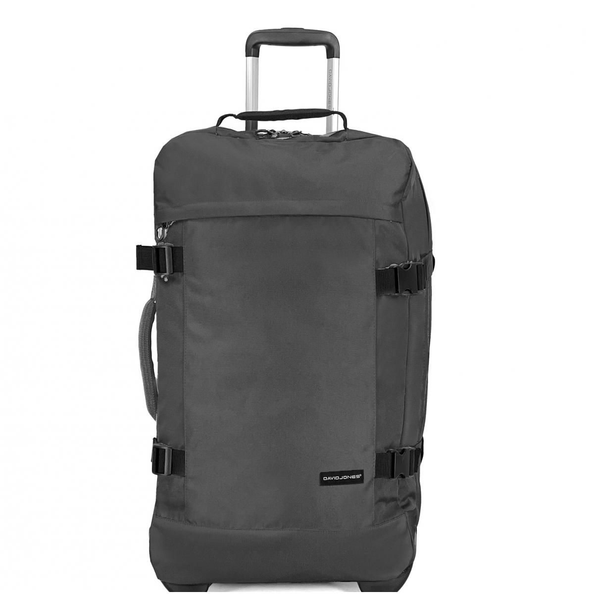 David Jones Sac de voyage à roulettes 74L double compartiment 70cm