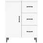 Voir la diapositive 5 : VIDAXL Buffet Blanc brillant 69,5x34x90 cm Bois d'ingenierie