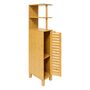 Voir la diapositive 2 : FIVE Meuble de WC en bambou SICELA - Marron