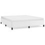 Voir la diapositive 1 : VIDAXL Cadre de lit sans matelas blanc 160x200 cm similicuir