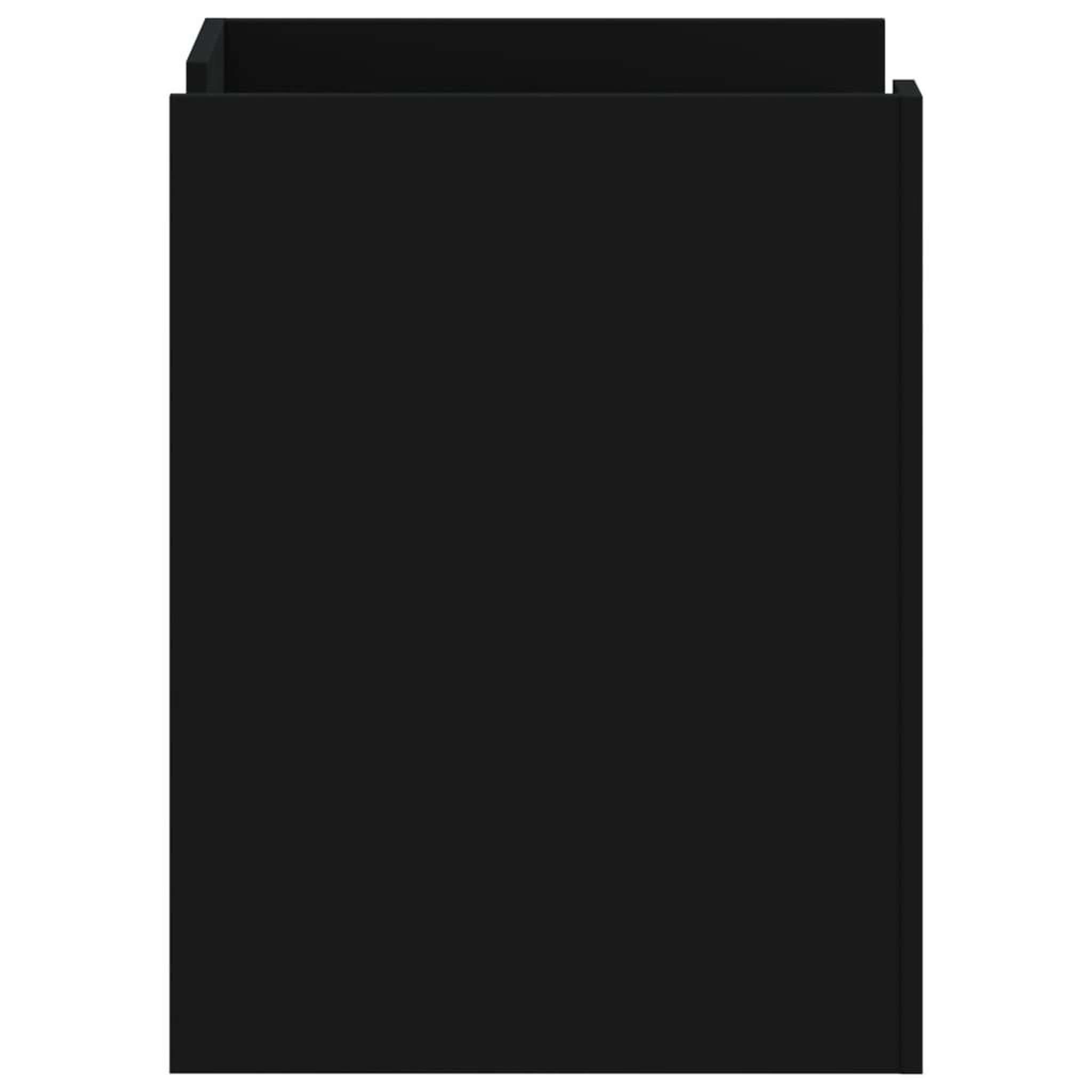 Voir la diapositive 5 : VIDAXL Table de chevet noir 45x50x65 cm bois d'ingenierie