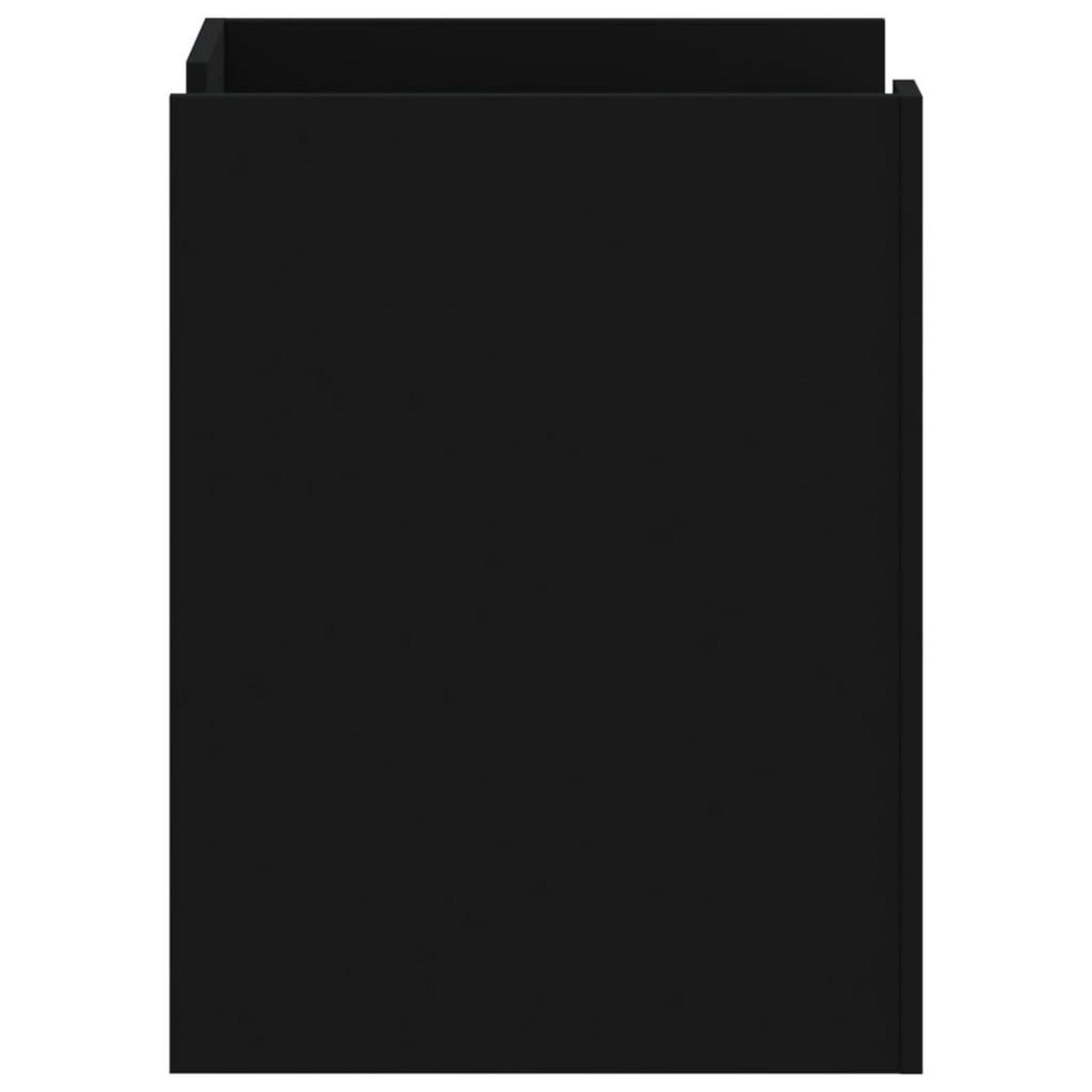 VIDAXL Table de chevet noir 45x50x65 cm bois d'ingenierie