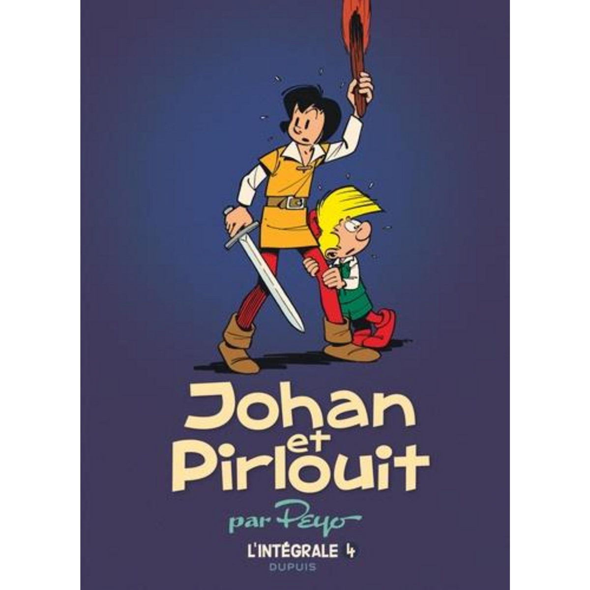 JOHAN ET PIRLOUIT L'INTEGRALE TOME 4 : LA GUERRE DES 7 FONTAINES ; L'ANNEAU DES CASTELLAC ; LE PAYS MAUDIT ; LE SORTILEGE DE MALTROCHU, Peyo
