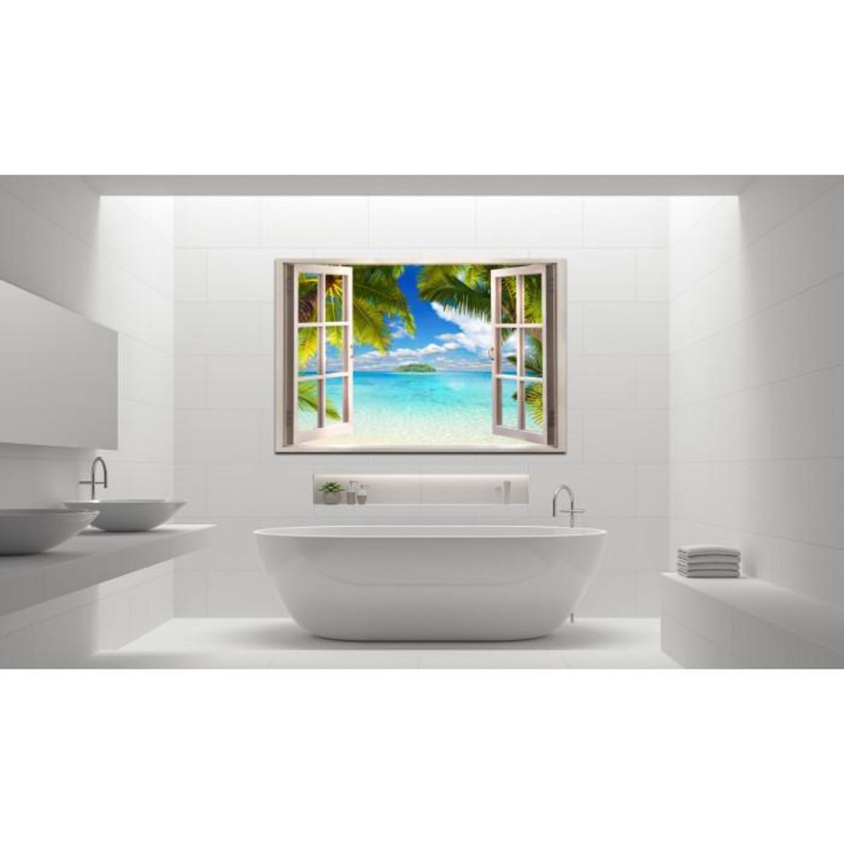 Paris Prix Tableau Imprimé  Window : Sea View