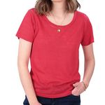 Deeluxe T-shirt  Femme Deeluxe Colyne. Coloris disponibles : Rouge