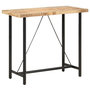 Voir la diapositive 1 : VIDAXL Table de bar 120x58x107 cm Bois de manguier brut