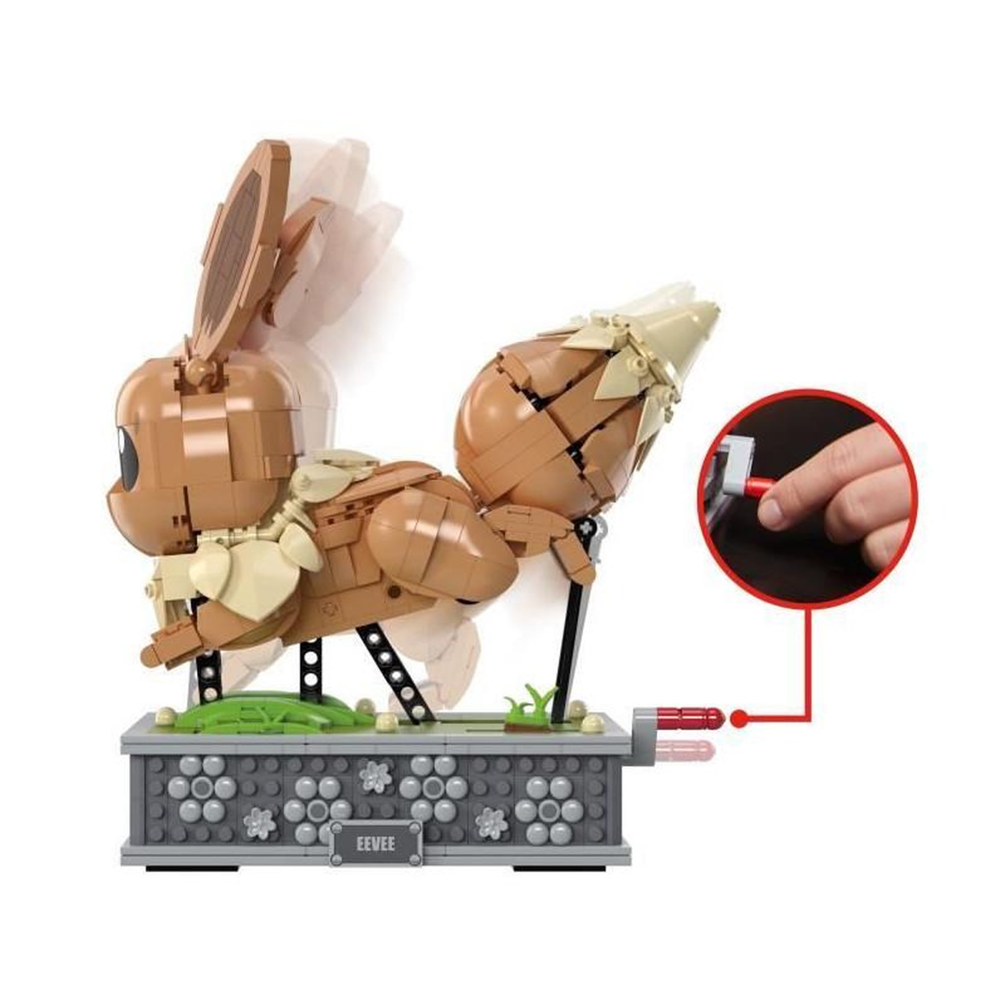 Voir la diapositive 1 : MEGA BLOKS MEGA-Pokémon-Évoli en Mouvement-Coffret de construction 1 381 pieces HTH71