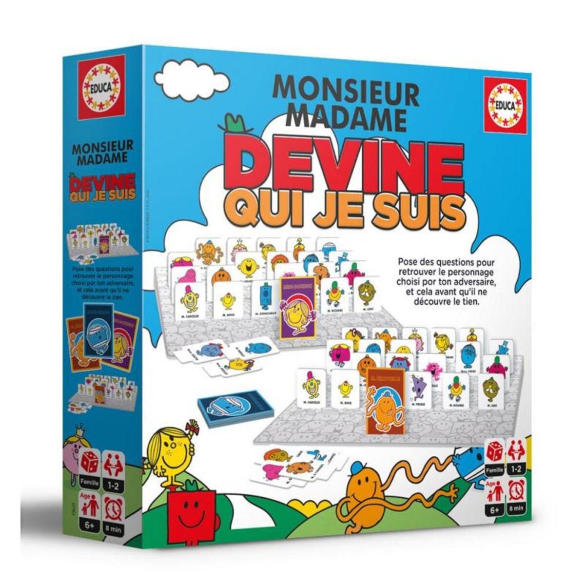 EDUCA Jeu d'ambiance Educa Devine qui je suis Monsieur Madame