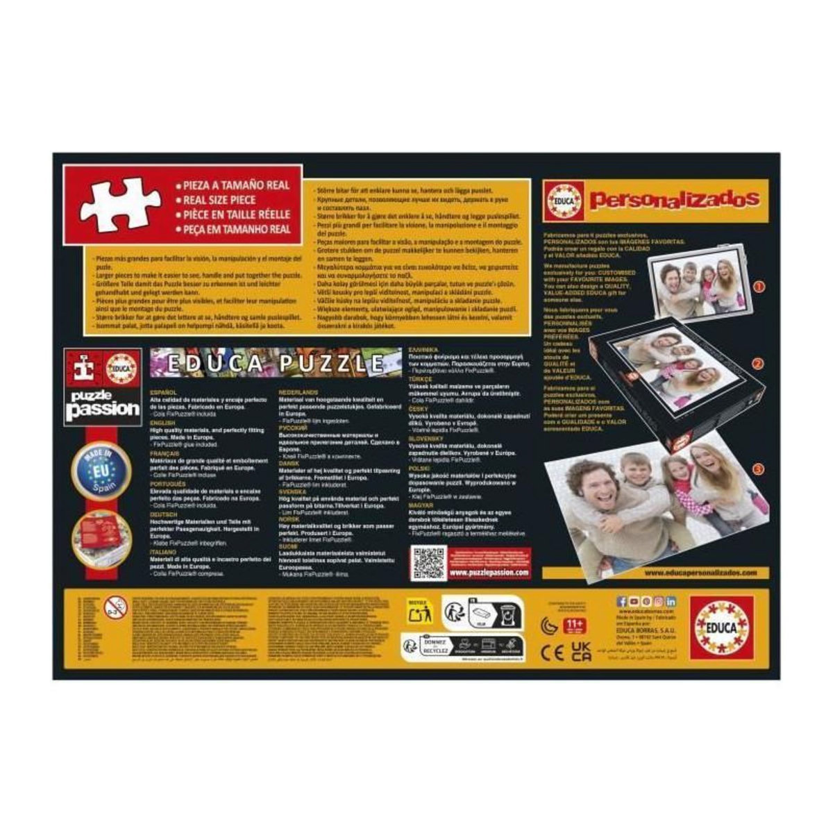 EDUCA Puzzle educa-borras Puzzle éducatif 500 pièces Royaume des Nuages