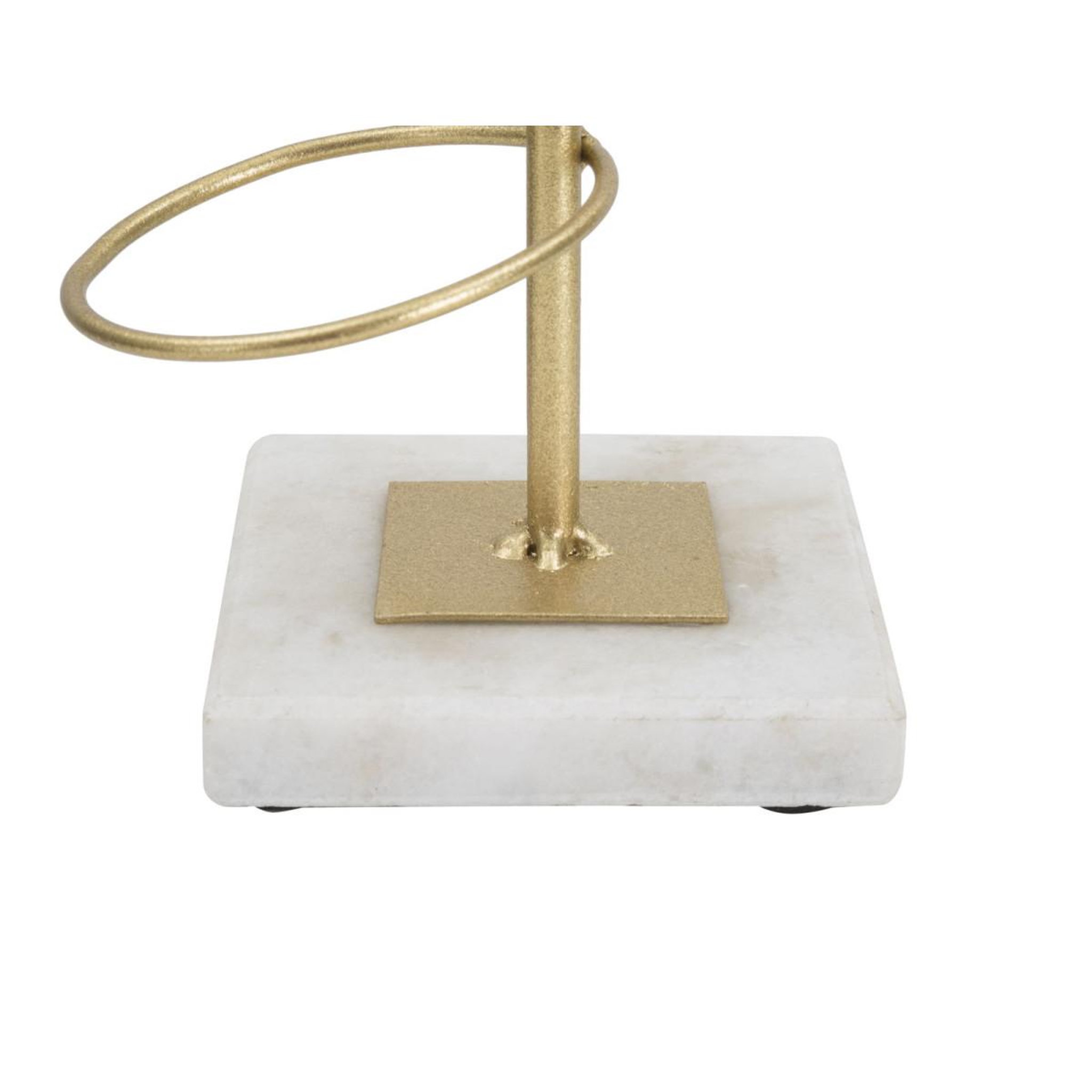 Voir la diapositive 3 : Paris Prix Bougeoir design en métal  rings  46cm or
