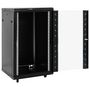 Voir la diapositive 2 : VIDAXL Coffret de réseau 18U 19 IP20 noir 60x60x100 cm