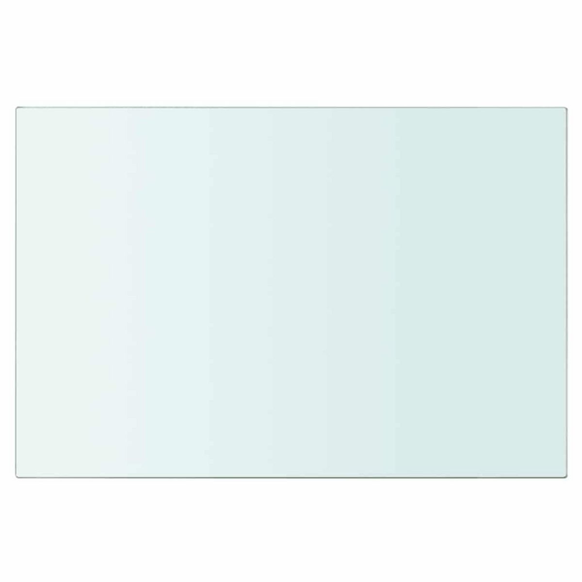 VIDAXL Panneaux d'etagere 2 pcs Verre Transparent 30 x 15 cm