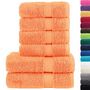 Voir la diapositive 2 : VIDAXL Ensemble de serviettes de qualité supérieure SOLUND 6pcs orange