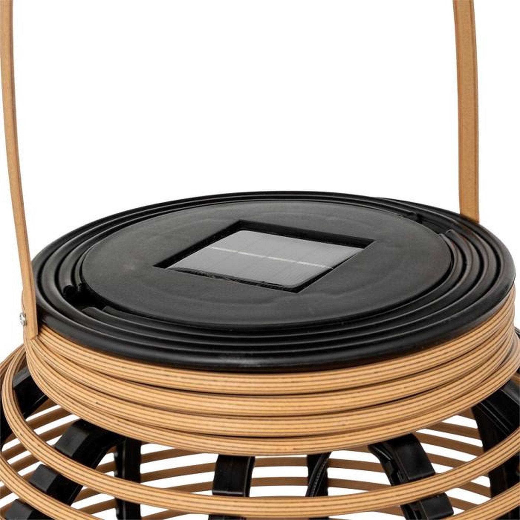 Voir la diapositive 2 : ATMOSPHERA Lanterne Solaire Design  Tany  43cm Naturel