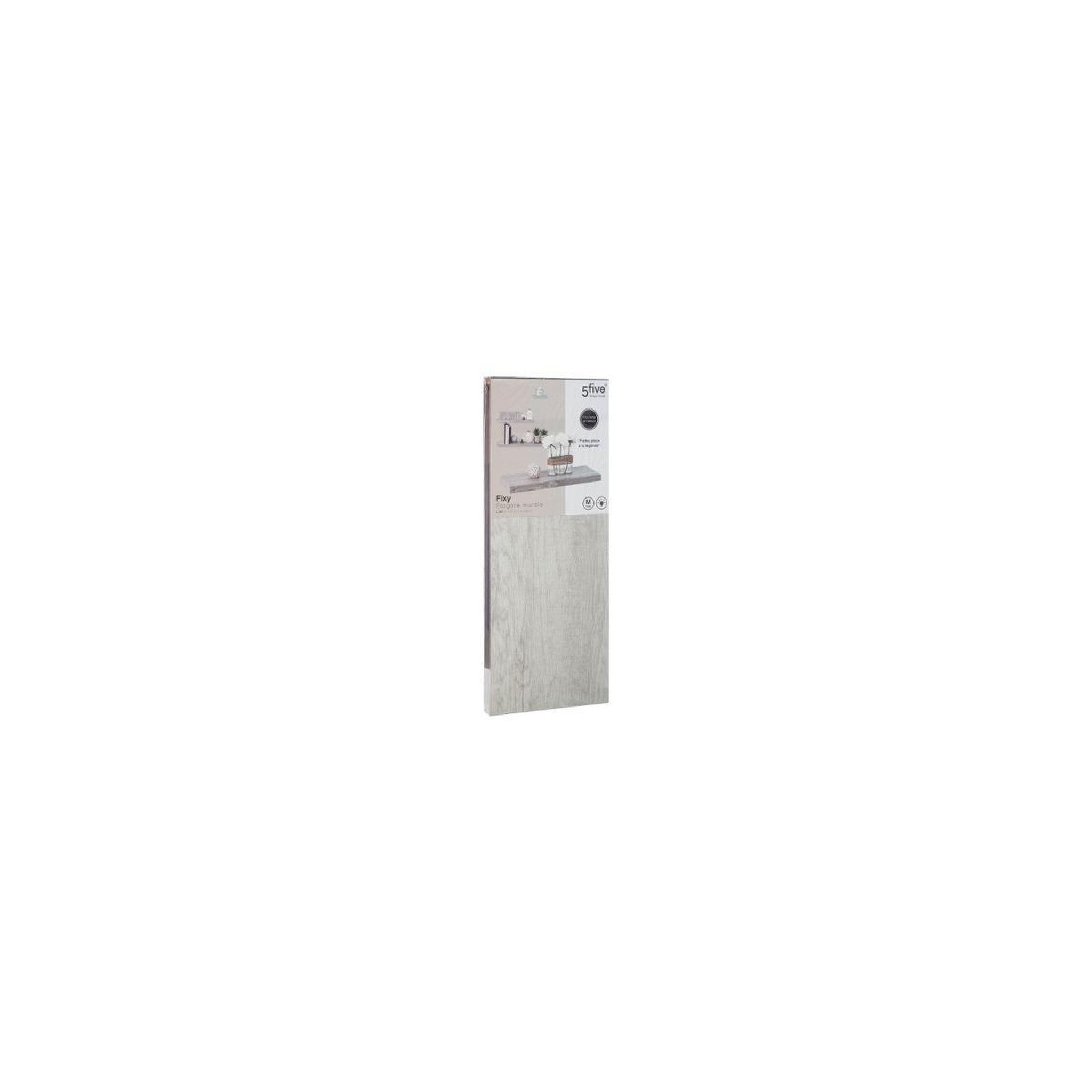 Voir la diapositive 2 : FIVE Étagère murale  fixy  60cm chêne gris