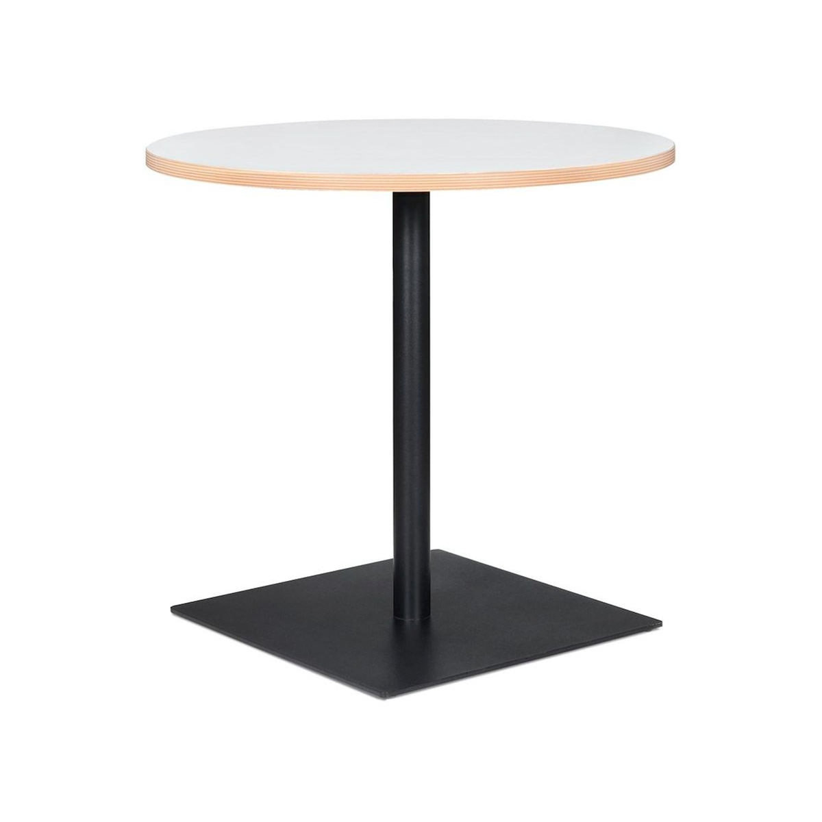 Paris Prix Table de Repas Design  Polanzia  80cm Blanc & Noir