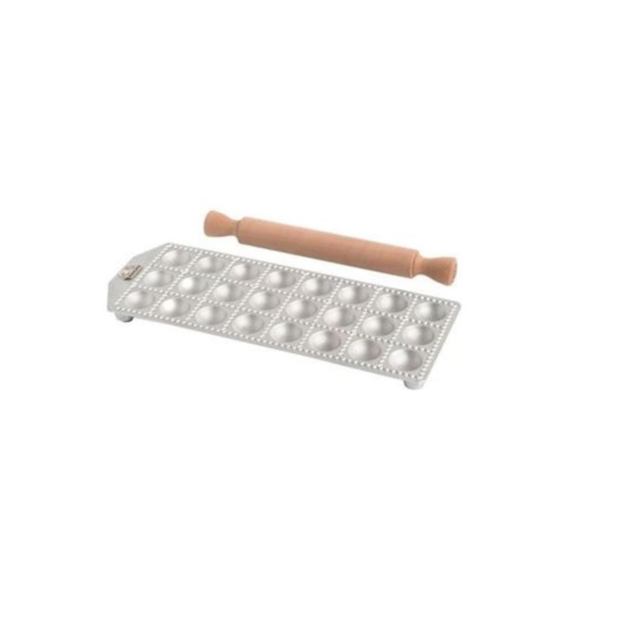 Voir la diapositive 2 : Marcato Moule 24 ravioli rond - RA-T40X24-CLS
