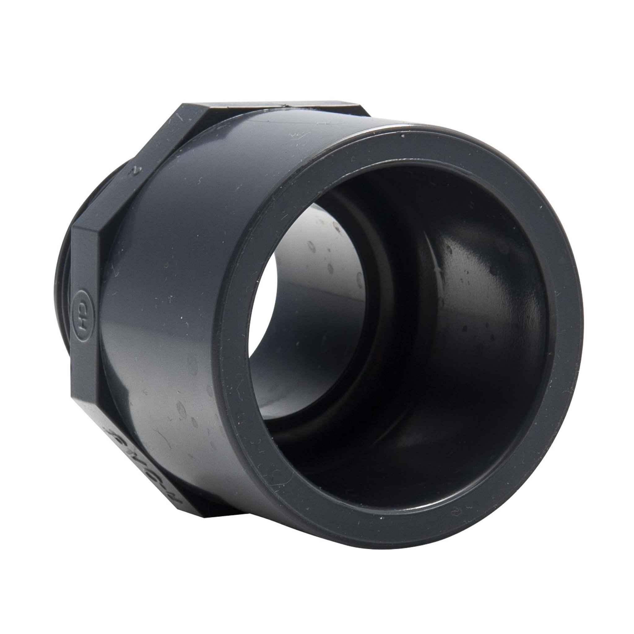 Voir la diapositive 3 : Jardibric Raccord pression fileté PVC M/F 40x49 Mø63-Fø50 mm