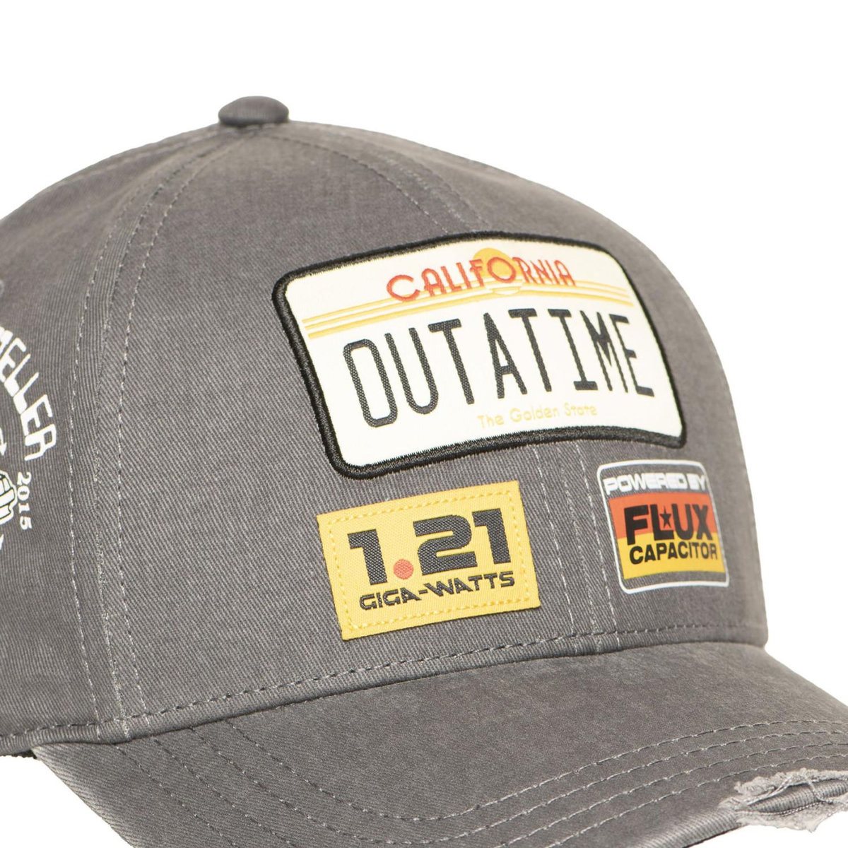 CAPSLAB Casquette Baseball finitions premium Back to the Futur Out a Time