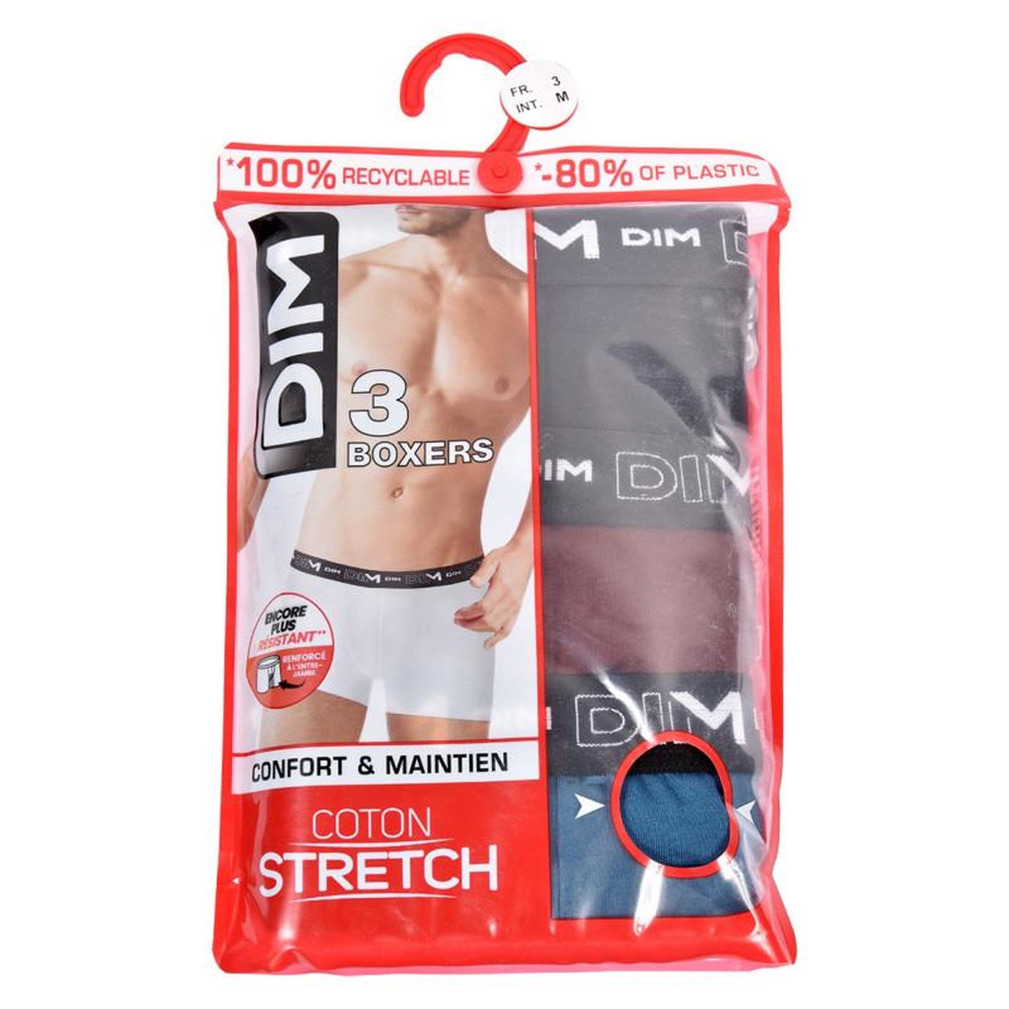 Voir la diapositive 4 : DIM Boxer DIM Lot de 3