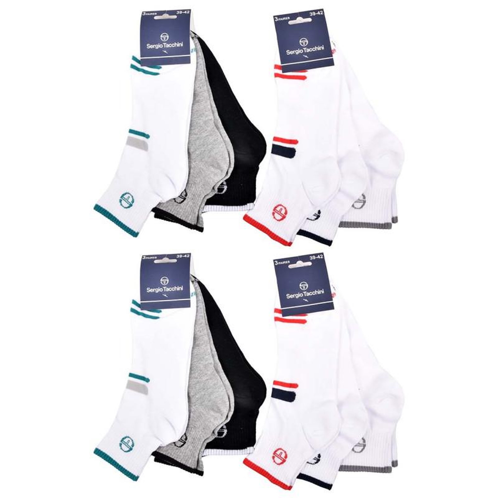 Voir la diapositive 4 : SERGIO TACCHINI Chaussettes SERGIO TACCHINI QUARTER