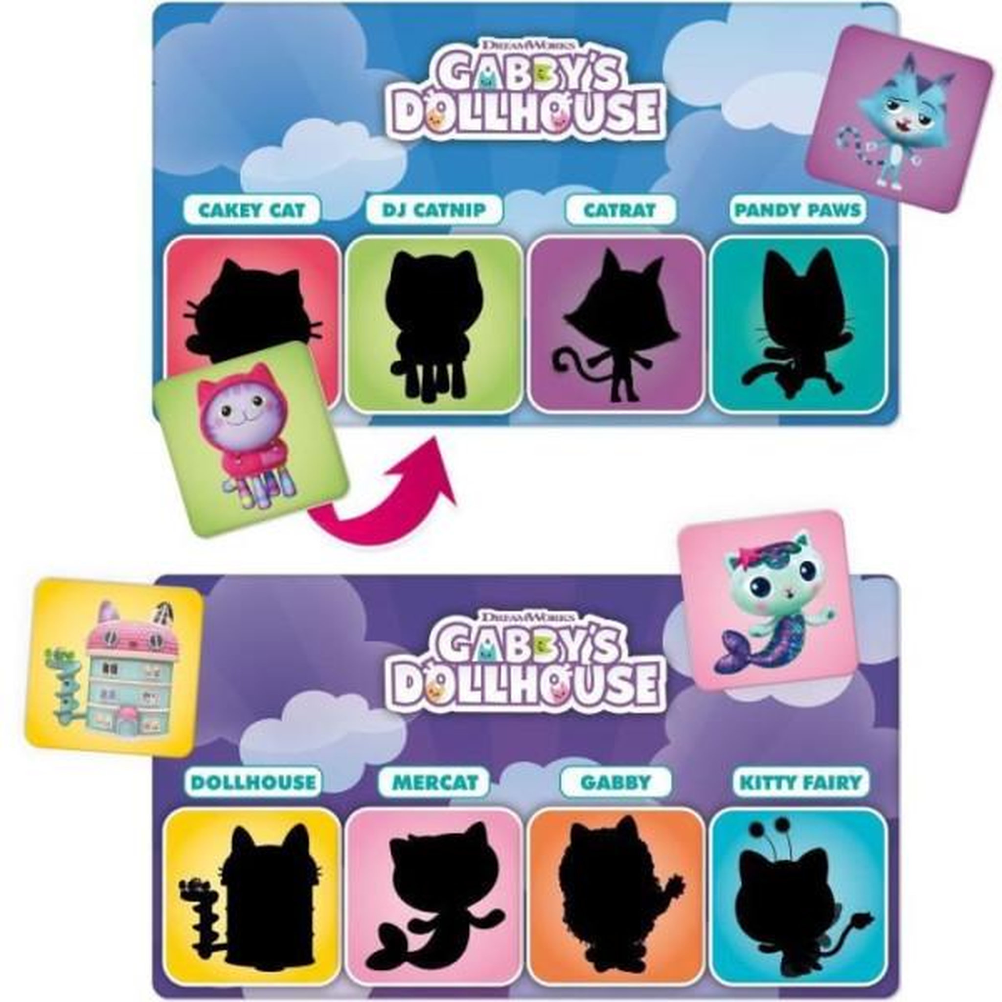 Voir la diapositive 6 : LISCIANI GIOCHI Collection éducative - LISCIANI - Gabby's Dollhouse - Jeux variés - Logique et imagination - Theme maison de poupée