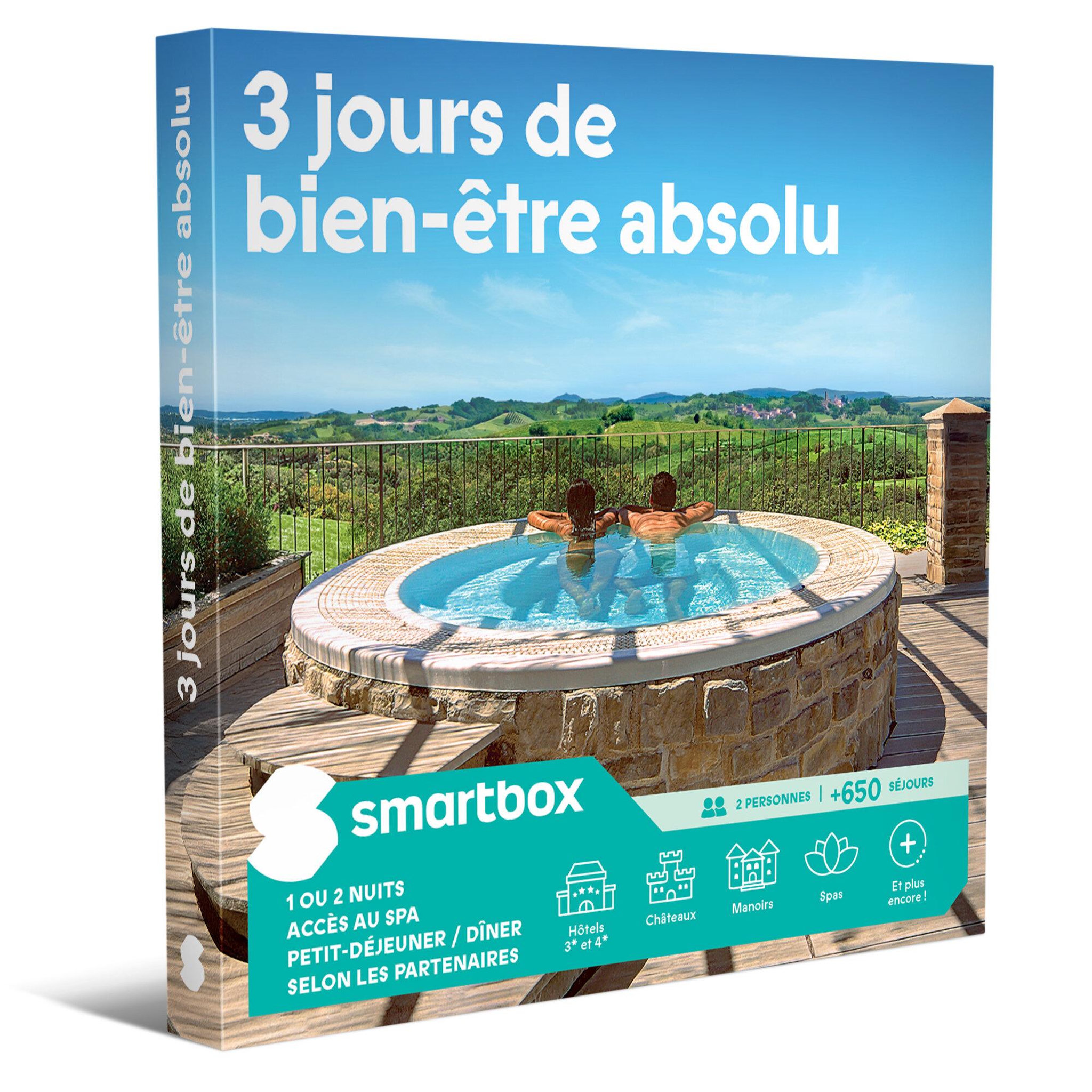 Smartbox 3 jours de bien-être absolu - coffret cadeau séjour