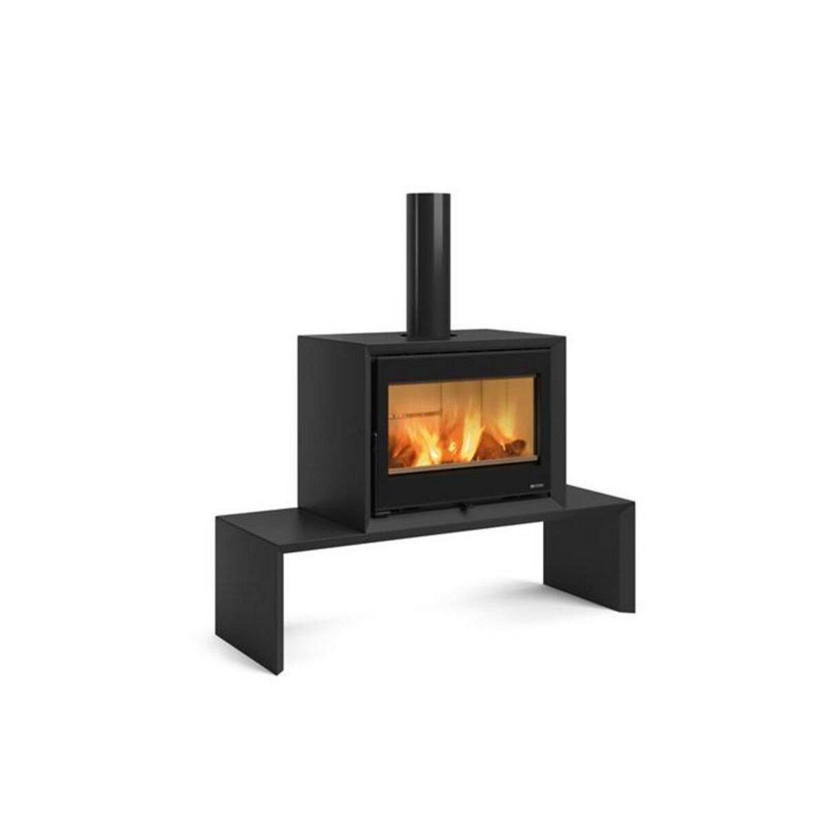 NORDICA EXTRAFLAME BANC NOIR POUR POELE A BOIS DANTE NORDICA - 7115010
