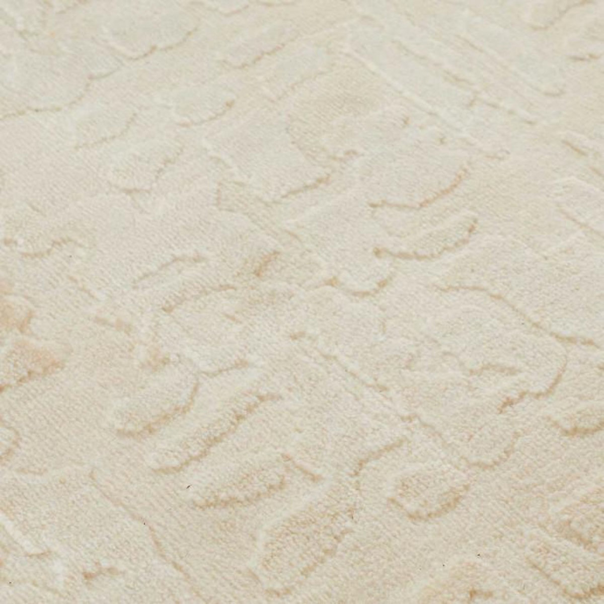 ATMOSPHERA Tapis Déco Motifs en Relief  Row  100x150cm Beige