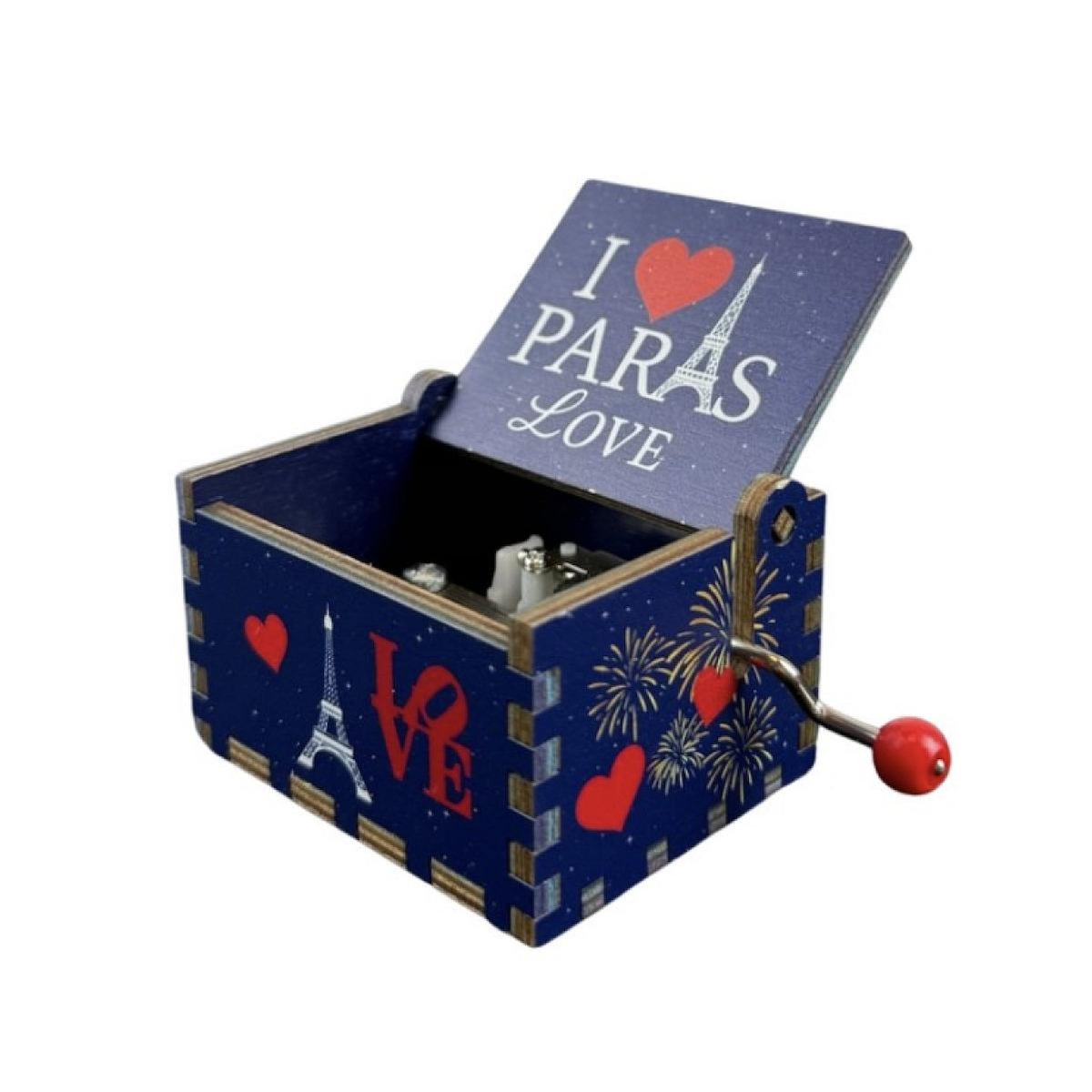 Trousselier Boite pour manivelle musicale - Souvenir de Paris Tour Eiffel