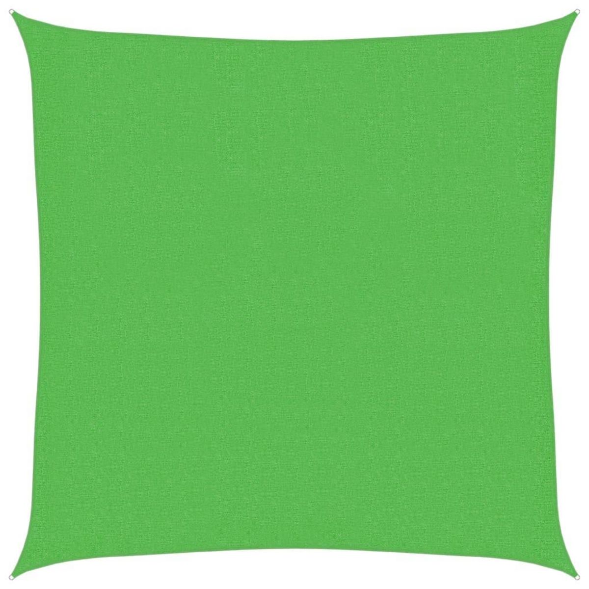VIDAXL Voile d'ombrage 160 g/m^2 Vert clair 2,5x2,5 m PEHD