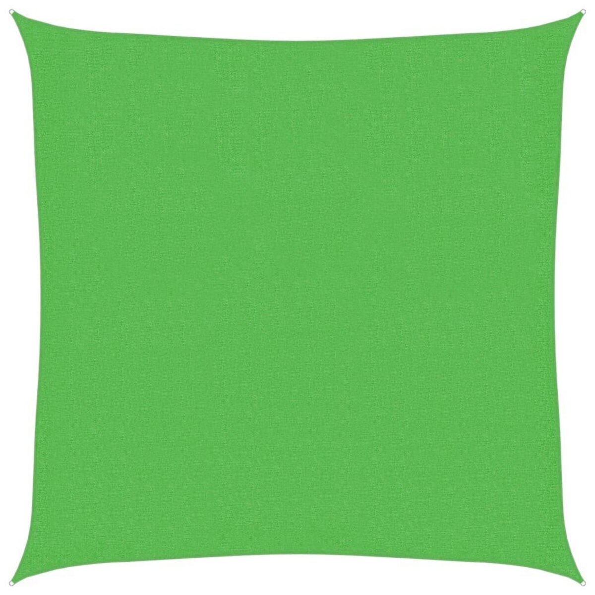 VIDAXL Voile d'ombrage 160 g/m^2 Vert clair 2,5x2,5 m PEHD
