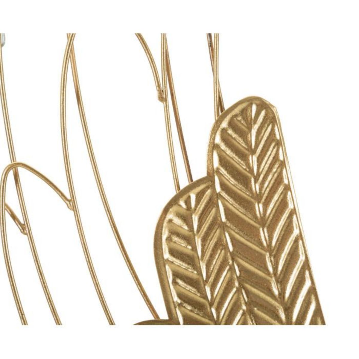 Paris Prix Lot de 2 Décorations Murales en Métal  Ali Plus  105cm Or