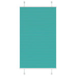 VIDAXL Store plisse vert petrole 75x100 cm largeur du tissu 74,4 cm