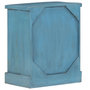 Voir la diapositive 5 : VIDAXL Table de chevet Bois de manguier massif 40x30x50 cm Bleu