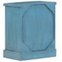 Voir la diapositive 5 : VIDAXL Table de chevet Bois de manguier massif 40x30x50 cm Bleu