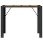 Voir la diapositive 5 : VIDAXL Table de bar de jardin et dessus en bois acacia resine tressee