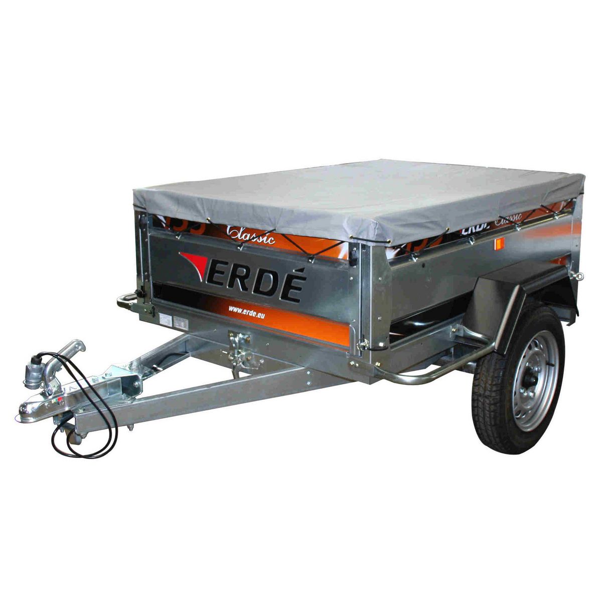 ERDE Bâche plate 210 pour remorque 213