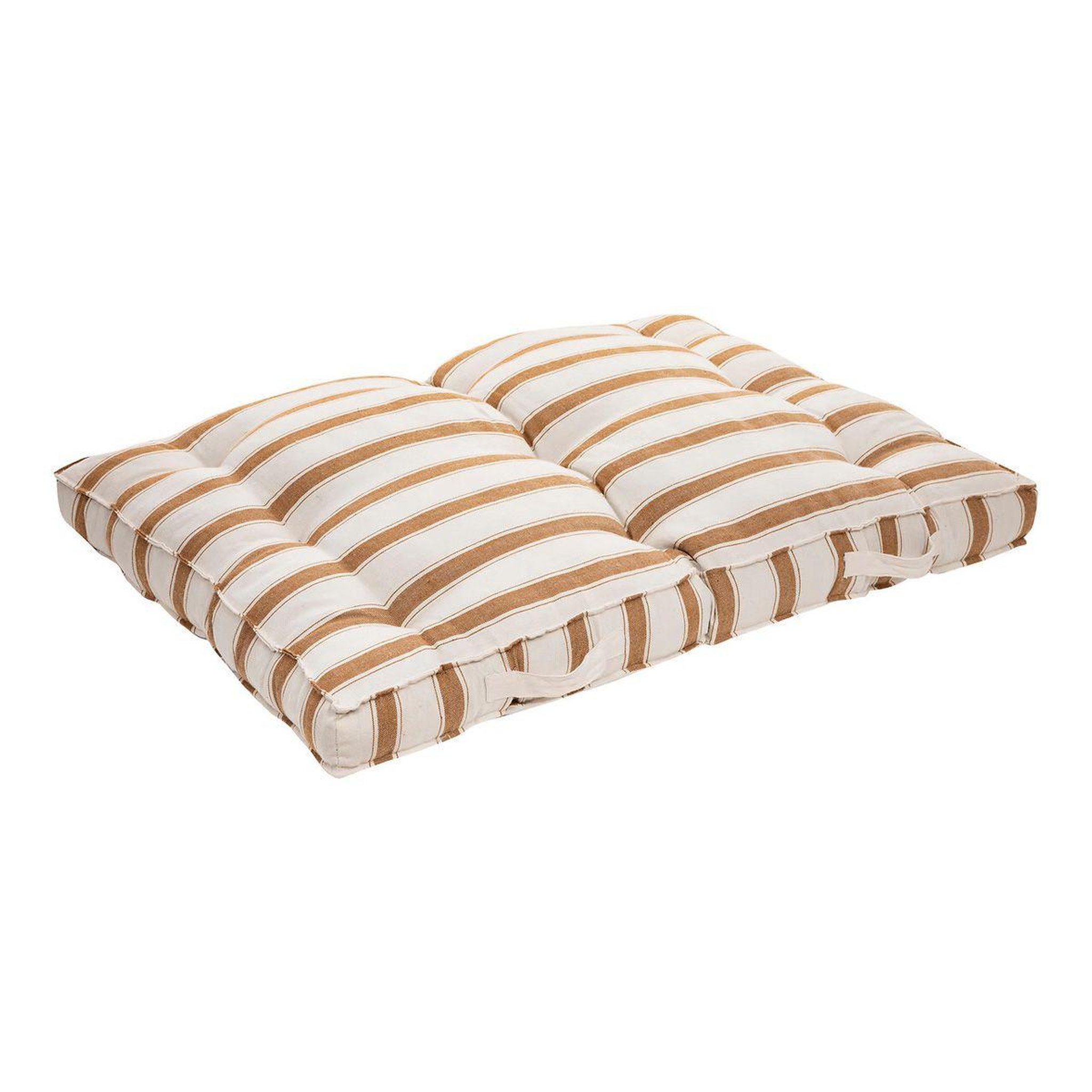 ATMOSPHERA Matelas de sol déco  riva  80x120cm camel & ivoire