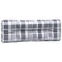 Voir la diapositive 4 : VIDAXL Coussins de palette lot de 3 motif a carreaux gris tissu