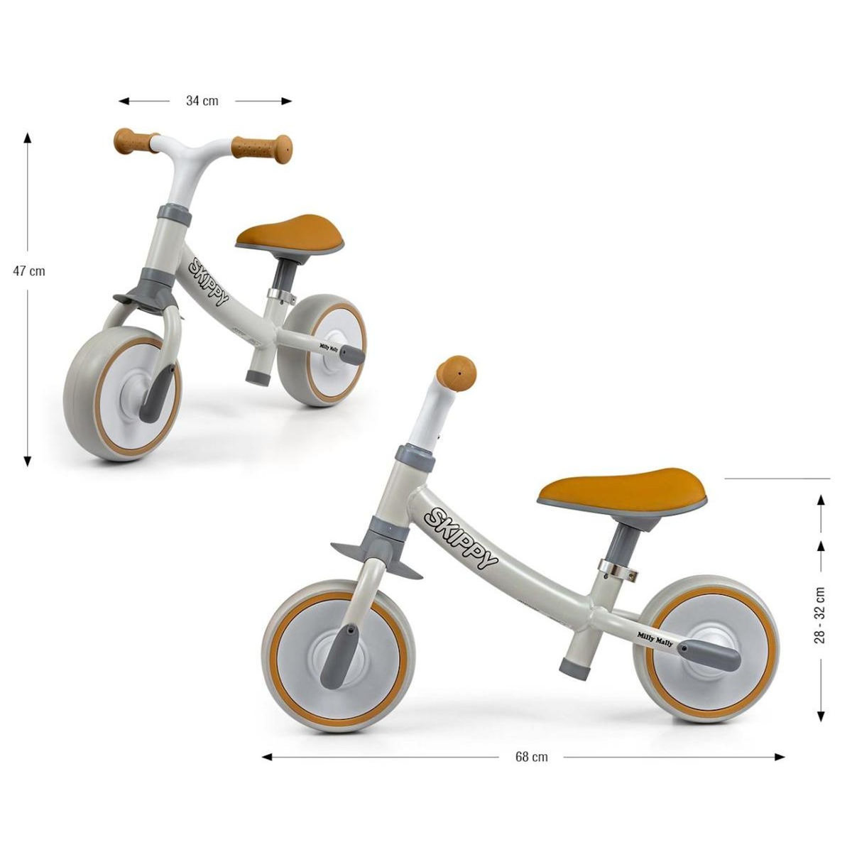 MILLY MALLY Draisienne  Skippy Blanche