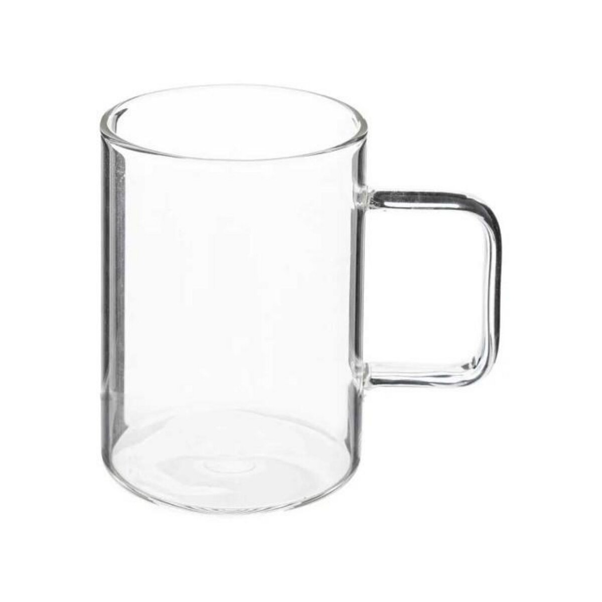 SECRET DE GOURMET Lot de 6 Mugs en Verre  Mia  45cl Transparent