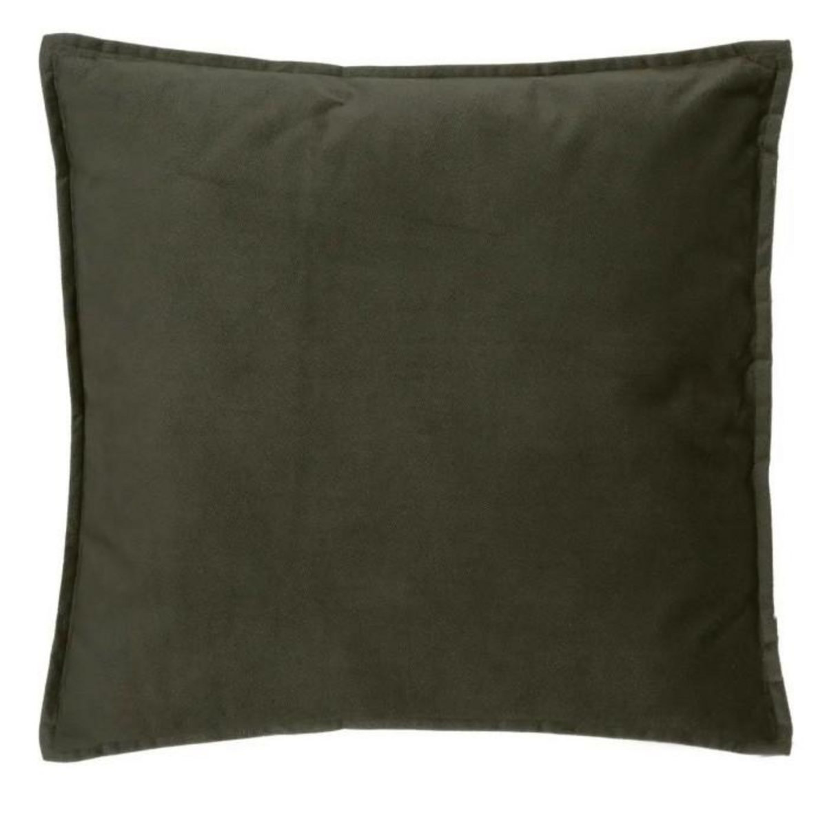 ATMOSPHERA Coussin Déhoussable  Lilou  45x45cm Vert Kaki