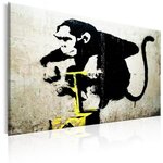 Paris Prix Tableau Imprimé  Monkey Detonator - Banksy. Coloris disponibles : Multicolore