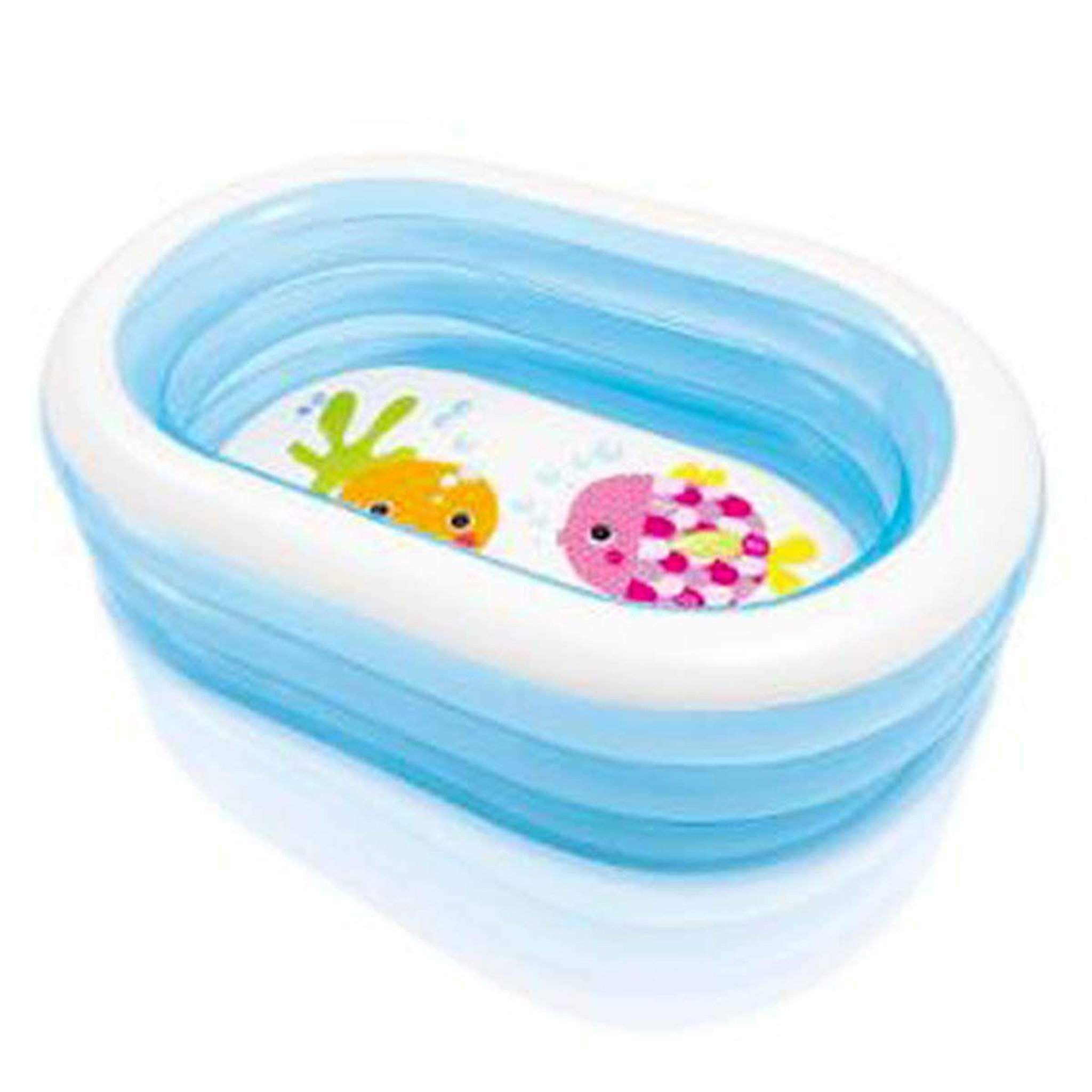 INTEX Piscine Gonflable pour Enfant  Ovale  163cm Bleu