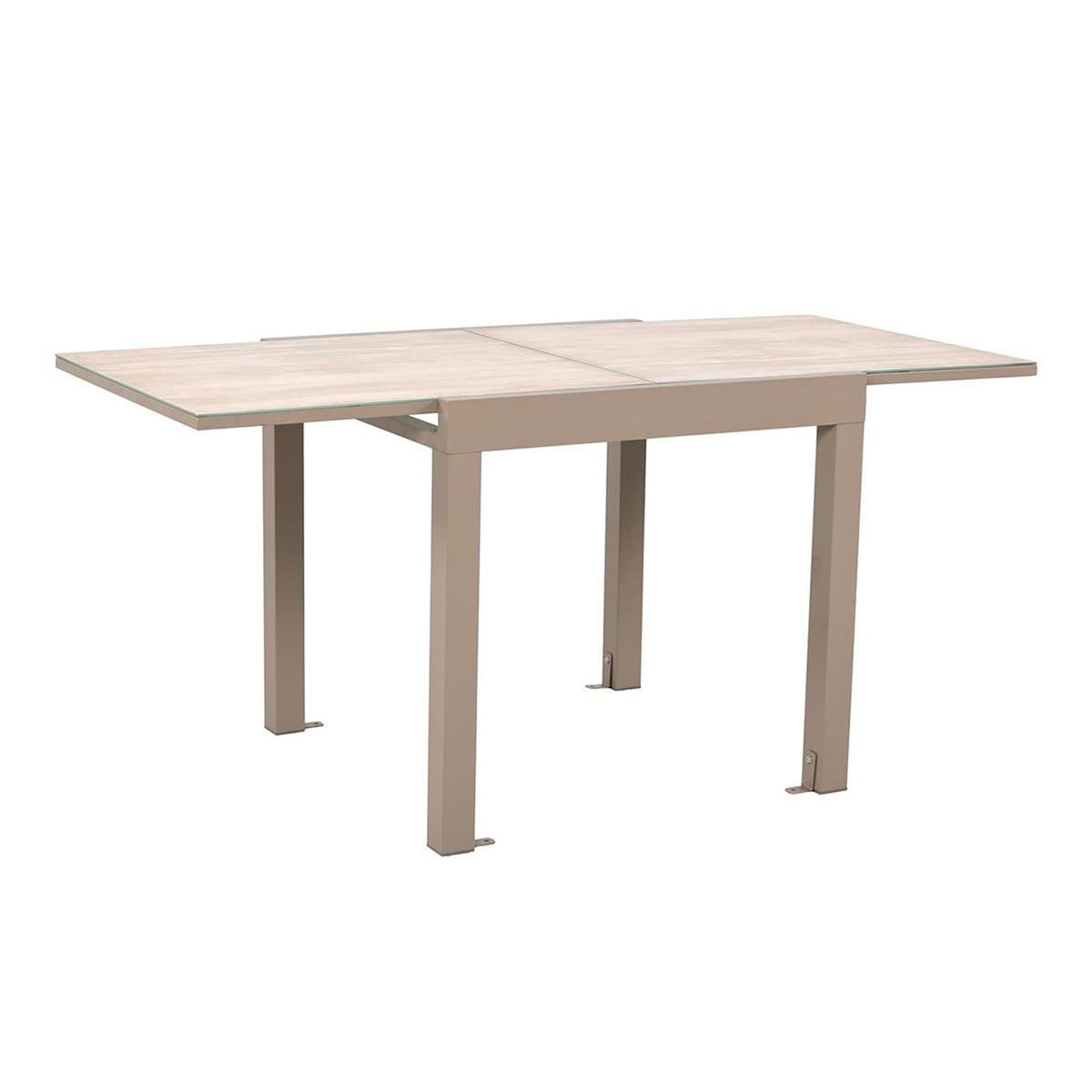 Paris Prix Table de Jardin Extensible  Ornela  80-160cm Naturel